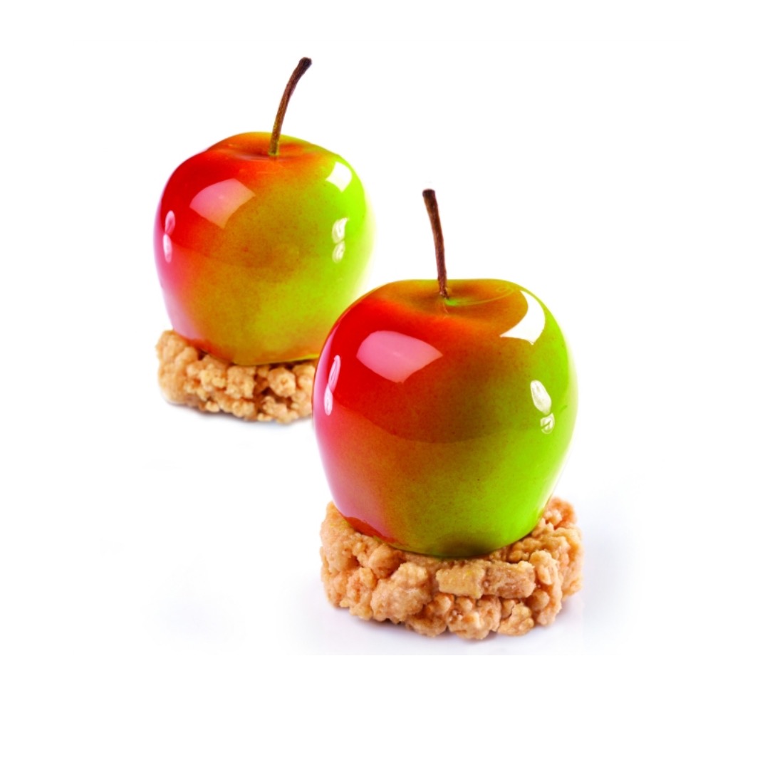 Pavoni Apple Silicone Mould 55x 48MM Makes 20